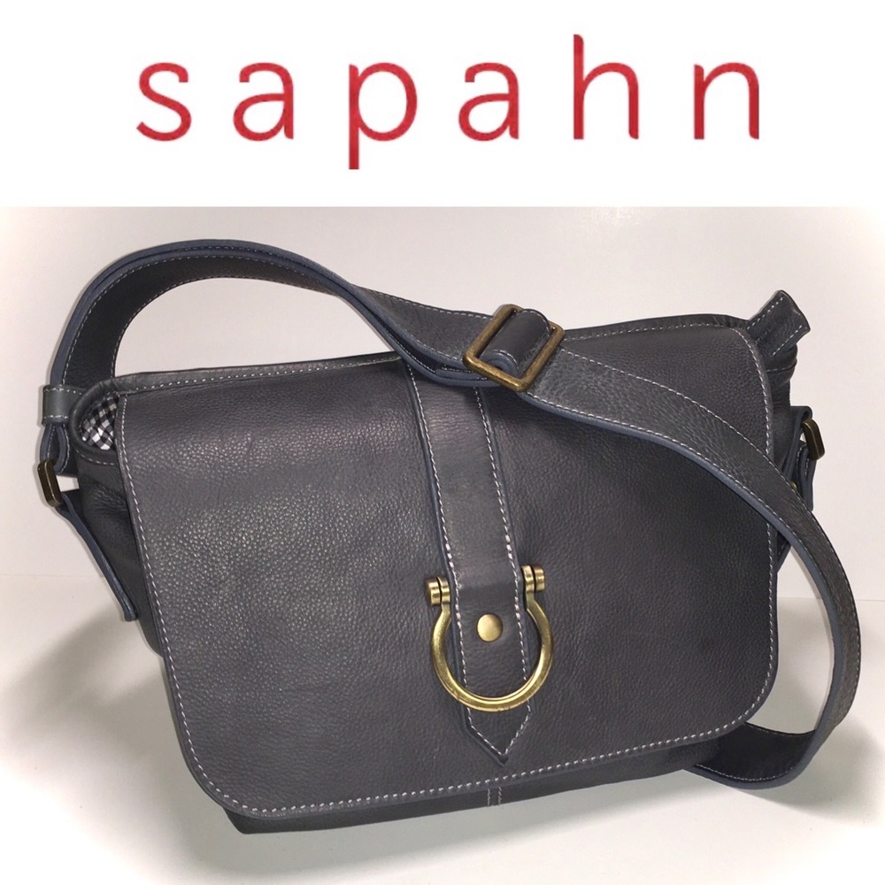 SAPAHN gray Rider Crossbody